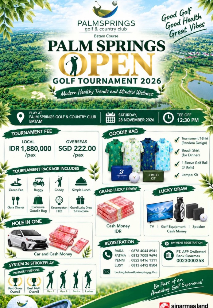 PALM SPRINGS OPEN  Golf Tournament 2026