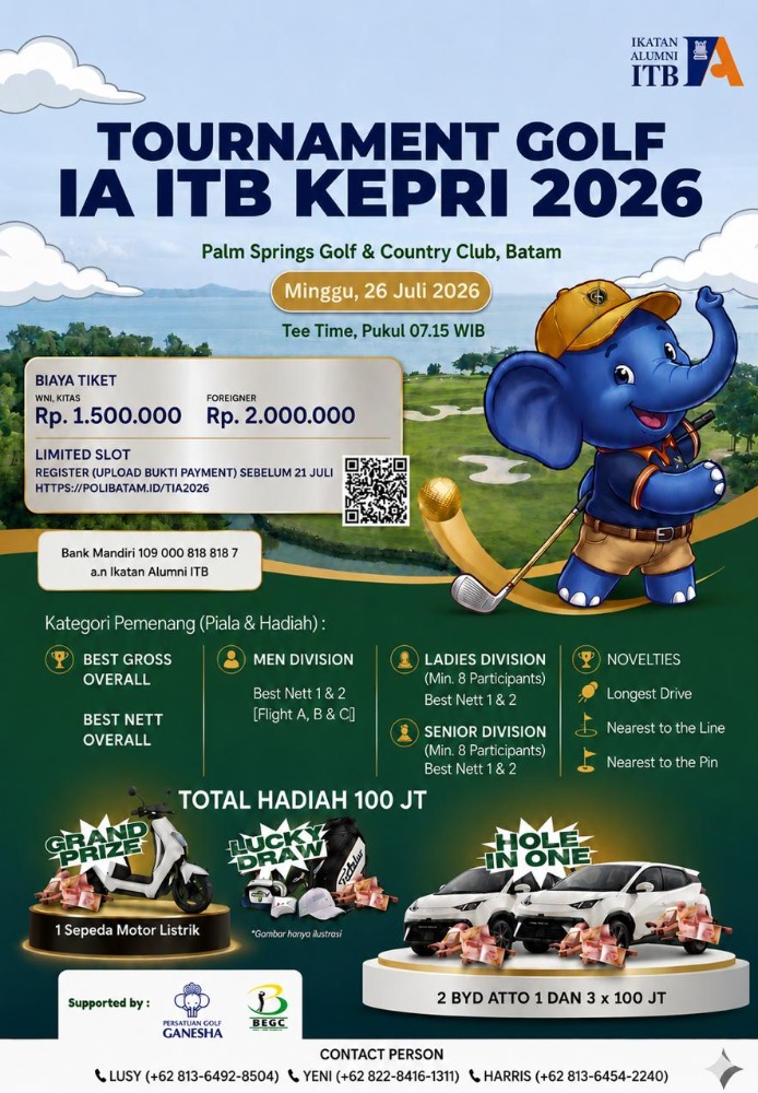 Tournament Golf IA ITB KEPRI 2026